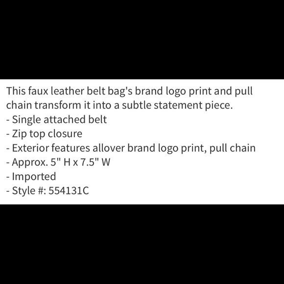 Michael Kors Pull Chain Belt Bag - Picture 4 of 4